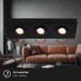 Bodová - BRI 3996035 CTS LED stropní svítidlo, 38,5 cm, 4W, 460lm, černá - BRILONER - foto 6