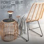 Na stůl - BRI 7675015 PILIA LED stolní lampa dobíjecí antracit / bronz 2,6W 200lm 2700K stmívatelná IP44 - BRILONER - foto 6