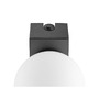 Dekorativní - LA 1010193 SUN Mirror nástěnné svítidlo pro povrchovou montáž, čtyřnásobné, 2700/3000/4000 K, tlačítko TOUCH, 18 W, IP44, černá - BIG WHITE (SLV) - foto 6