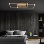 Hranatá - BRILO 3774017 LED stropní svítidlo, 56 cm, paměť, 30W, 2850lm, hnědo-zlatá - BRILO - foto 6