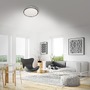 Kruhová - BRILO 3447115 LED stropní svítidlo hvězdné nebe, pr. 38 cm, 24 W, černá (starý kód: BRILO 3447-115) - BRILO - foto 6