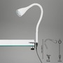 Stolní lampy s klipem - BRI 2762-016P Flexibilní svítidlo se svorkou 60 cm 1xGU10 3W 250lm bílé - BRILONER - foto 6