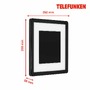 Nástěnná - TF 315905TF TELEFUNKEN LED venkovní svítidlo 25 cm 15W 2000lm černá - BRILONER - foto 6