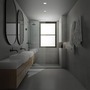 Kruhová - BRI 7034034 CCT LED vestavná svítidla sada, pr.9,2 cm, 3x LED, 4,8 W, 450 lm, matný chrom (starý kód: BRI 7034-034) - BRILONER - foto 6