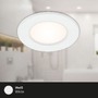 Kruhová - BRI 7049-016 LED vestavné svítidlo, pr. 11,5 cm, LED modul, 6W, 600 lm, bílé - BRILONER - foto 6