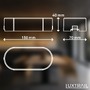 Lištové Briloner 48V - BRILO 8027005 Napájení pro lištový systém 48V DC nízké napětí, 1-fázový, 100W, přisazený, černé - BRILO - foto 6