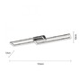 Hranatá - LD 14691-18 IVEN LED stropní svítidlo ploché čená teplá bílá 3 krokové stmívání 3000K - LEUCHTEN DIREKT / JUST LIGHT - foto 6