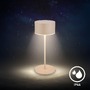 Stolní lampy dekorační - BRILO 7629011 Kira stolní lampička - 3W, 200lm, bezdrátová, LED, dotykový vypínač, stmívatelné, béžová - BRILO - foto 6
