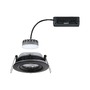 Koupelnová - P 92459 LED vestavné svítidlo Nova Plus Coin samostatné svítidlo výklopné IP65 kruhové 93mm 30° Coin 6W 230V stmívatelné 2700K černá mat - PAULMANN - foto 6