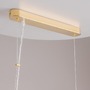 Dekorativní - M DIA005PL-06G Závěsné svítidlo Dune E14 6x60W zlatá kov křišťálové přívěsky - MAYTONI - foto 6