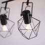 Bodová - LD 15674-78 JARO Stropní svítidlo z kovu a dřeva v moderním rustikálním designu s nastavitelnými spoty - LEUCHTEN DIREKT / JUST LIGHT - foto 6