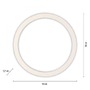 Kruhová - PN 6309-95 Paul Neuhaus LED stropní svítidlo PURE-LINES 50x50 CCT dálkový ovladač 2700-5000K hliník - PAUL NEUHAUS - foto 6