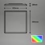 Hranatá - BRILO 7090416 Slim svítidlo LED panel, 29,3 cm, 1850 lm, 15 W, bílé (starý kód: BRILO 7090-416) - BRILO - foto 6