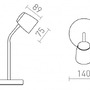 Stolní lampy pracovní - RED R13558 JOLI stolní černá 230V LED GU10 10W - RED - DESIGN RENDL - foto 6