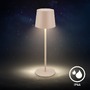 Stolní lampy dekorační - BRILO 7708011 Bota stolní lampa - 1,8W, 120lm, nabíjecí, LED, stmívatelné, dotykový vypínač, teplá bílá, béžová - BRILO - foto 6