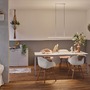 Podélná - P 79903 LED závěsné svítidlo Smart Home Bluetooth Lento měnitelná bílá 43W bílá stmívatelné - PAULMANN - foto 6