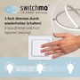 Hranatá - LD 14692-18 IVEN LED stropní svítidlo černá Switchmo ploché krokově stmívatelné 3000K - LEUCHTEN DIREKT / JUST LIGHT - foto 6
