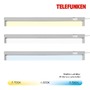 Přisazená - TF 205104TF TELEFUNKEN LED skříňkové svítidlo 54,5 cm 6,5W 700lm šedá - BRILONER - foto 6