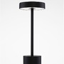 Na baterie - NV 9002864 Venkovní stolní lampa FUMO černý hliník a akryl LED 2W 3000K 3000K 220-240V 163st. IP54 vypínač na těle / USB kabel - NOVA LUCE - foto 6