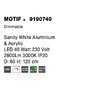 Kruhová - NV 9190740 Závěsné svítidlo MOTIF bílý hliník a akryl LED 40W 230V 3000K IP20 stmívatelné - NOVA LUCE - foto 6