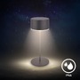 Stolní lampy dekorační - BRILO 7629015 Kira stolní lampička - 3W, 200lm, bezdrátová, LED, dotykový vypínač, stmívatelné, antracit - BRILO - foto 6
