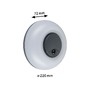 Nástěnná - P 94956 LED venkovní nástěnné svítidlo Aureva pohybové čidlo IP65 kruhové 220mm 2200 - 4000K 20,5W 230V antracit/bílá polykarbonát - PAULMANN - foto 6