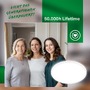 Kruhová - BRILO 7548016 BRILONER Tava A LED stropní svítidlo, energetická třída A, přímé a nepřímé osvětlení, 50.000h životnost, kruhové 42 cm, bílé 7548016 - foto 6