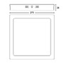 Hranatá - PH 8719514328822 LED Stropní přisazené svítidlo Philips Magneos 8719514328822 20W 1900lm 2700K IP20 28,5cm hranaté černé - PHILIPS (929002661731) - foto 6