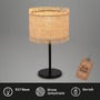 Stolní lampy dekorační - BRI 7854014 Borra stolní lampa, stínidlo ze slámy, přírodní - BRILONER - foto 6