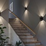 Dekorativní - P 71251 LED nástěnné svítidlo Tharin IP44 3000K 120x104mm 2x3,7W černá - PAULMANN - foto 6