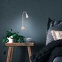 Bodová - BRI 2082011 Tusa Bett lampa na čtení - 4,7W, 400lm, LED, vypínač, nastavitelná, béžová - BRILONER - foto 6