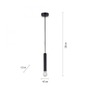 Subtilní - LD 15617-18 BRUNA LED závěsné svítidlo, nadčasové, černá, do interiéru - LEUCHTEN DIREKT / JUST LIGHT - foto 6