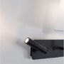 Dekorativní - NV 9919151 Nástěnné svítidlo SAVONA bílá / černá, vypínač na těle, 3W 3000K + E27 12W bez žárovky - NOVA LUCE - foto 6