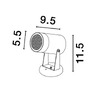 Zápichy - NV 9136184 Venkovní svítidlo DESTRY černý hliník a čiré sklo plástvový difuzor proti oslnění GU10 1x10W 220-240V bez žárovky IP54 - NOVA LUCE - foto 6