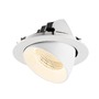 Kruhová - LA 1009880 NUMINOS® GIMBLE XL Stropní vestavné světlo, 2700 K, 55°, bílé - BIG WHITE (SLV) - foto 6