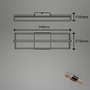 Hranatá - BRILO 3777015 LED stropní svítidlo, 73,5 cm, 22W, 2200lm černá - BRILONER - foto 6