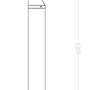 Sloupková - IMPR 733056 Deko-Light stojací svítidlo Bermuda 230V 10,80 W 3000 K 600 lm 600 černošedá RAL 7021 - foto 6