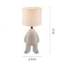Stolní lampy dekorační - LD 14191-39 TED Stolní lampa béžová, stojící postava, látkové stínidlo, vypínač na kabelu - JUST LIGHT - foto 6