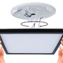 Hranatá - P 71256 LED Panel Atria Shine IP44 hranaté mm 15,7W 3000 - 6500K černá - PAULMANN - foto 6