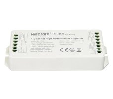 Zesilovače - 4 kanálový zesilovač MiBoxer, 6A/kanál, 12-24VDC, PA4, Mi-light