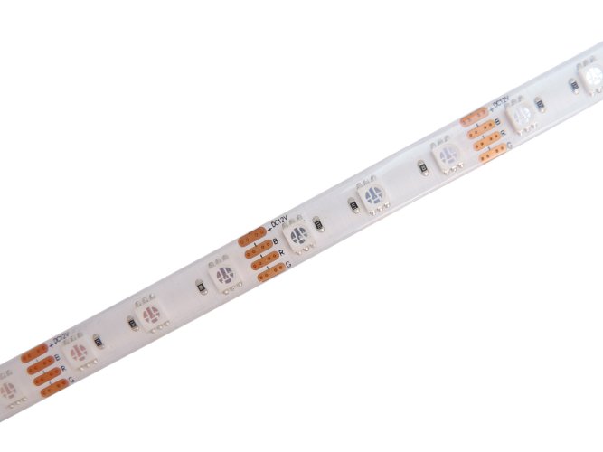 Barevné LED pásky - RGB, RGBW, RGB+CCT - Voděodolný LED pásek RGB 14,4W/m, IP65, PROFI, 12V, 60LED/m, SMD5050, 3roky záruka - foto 1