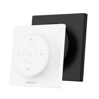 2,4Ghz Ovladače (CCT, stmívače) - Nástěnný ovladač Boxer pro jednobarevné a CCT LED, 2,4GHz, magnetický, K2, Mi-Light