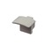 Difuzory a koncovky - Koncovka profilu Slim RECESSED plná, šedá