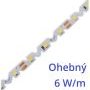 Potravinářské, UV a speciální LED pásky - LED pásek OHEBNÝ 6mm 6W/m, PROFI, 12V, IP20, 60LED/m, SMD2835 - foto 11