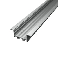 Rovné vestavné - Hliníkový profil RECESSED 20, stříbrný, 2m, LP320