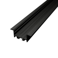 Rovné vestavné - Hliníkový profil RECESSED 20, černý, 2m, LP320B