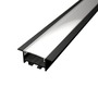 Rovné vestavné - Hliníkový profil RECESSED 20, černý, 2m, LP320B - foto 4