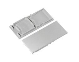 Difuzory a koncovky - Koncovka profilu COMBO30-01A-E9, stříbrná, V6999140