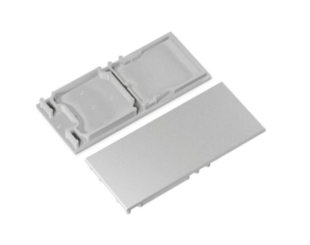 Difuzory a koncovky - Koncovka profilu COMBO30-01A-E9, stříbrná, V6999140 - foto 1