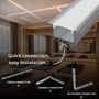 Vestavné - Hliníkový profil RECESSED 21, stříbrný, 2m,  LP321 - foto 5